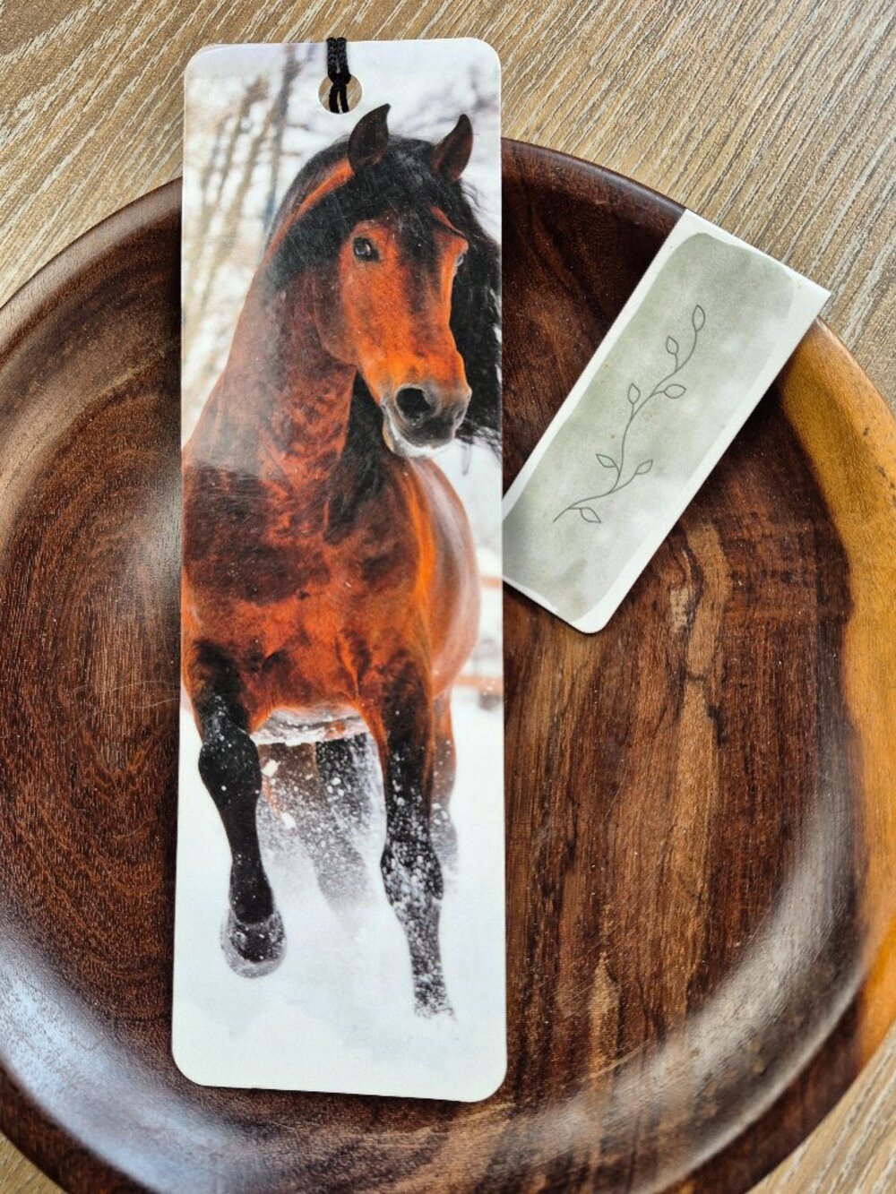 5/$25 2 Bookmarks Horse Equestrian Reading Bookish